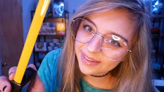 ASMR Drawing You Nde  Measuring  Face Touching [upl. by Howlyn]