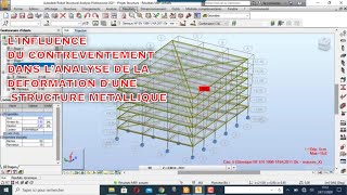 TUT0CONSTRUCTION PARASISMIQUE EN ACIER AVEC ROBOT STRUCTURAL [upl. by Yeltnarb]