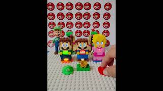 Lego Peach and Lego Mario returned their power suit 246 trending toys fyp funny shorts [upl. by Ozner514]