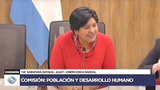 COMISIÓN COMPLETA POBLACIÓN Y DESARROLLO HUMANO  29 de octubre de 2024  Diputados Argentina [upl. by Aihsilef195]