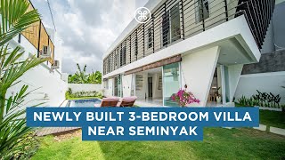 Brand New 3Bedroom Villa near Seminyak [upl. by Nairadal145]