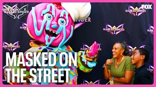 Anteater Donut and Candelabra Take Masked on the Street  Season 10  The Masked Singer [upl. by Serica]