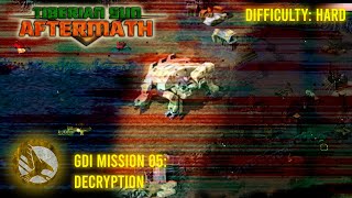 Tiberian Sun Aftermath  GDI Mission 05 Decryption Hard Difficulty [upl. by Eninahs]