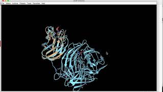 Chimera tutorial 3D structure superposition [upl. by Oeht769]