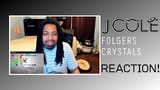 J Cole  Folgers Crystals REACTION [upl. by Orecic151]