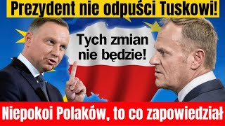 Prezydent Duda ostro do Tuska Niepokojące co nagle zapowiedział [upl. by Tarttan]