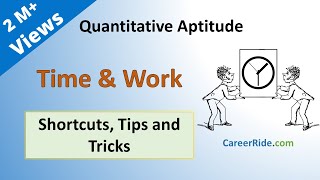 Time and Work  Shortcuts amp Tricks for Placement Tests Job Interviews amp Exams [upl. by Arabella14]