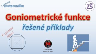 Goniometrické funkce  Řešené příklady  matematika ZŠ [upl. by Heurlin]