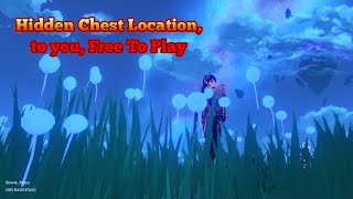 Hidden Chest Location to you Free To Play  Genshin Impact [upl. by Lleira]