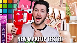 Testing NEW over hyped Makeup launches whats worth the money [upl. by Hugibert]