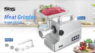 DSP Professional meat grinder 2000W [upl. by Hassadah]