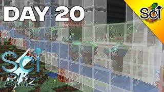 SciCraft Blitz Day 20 Fast Copper Farm  Tunnel Bore [upl. by Oner]