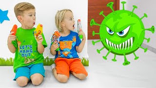 Vlad and Niki  Kids story about viruses  Stay healthy [upl. by Africah]