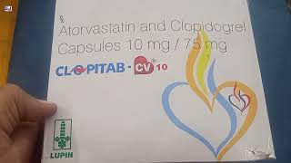 CLOPITABCV 10  CLOPITAB CV Capsules  Atorvastatin and Clopidogrel Capsules  CLOPITAB CV 10mg Cap [upl. by Imef]