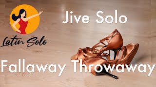 Fallaway Throwaway  Jive Solo Ladies  Latin Solo Tutorial [upl. by Laughry]