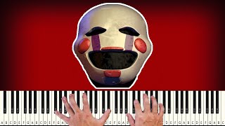 FNaF  Marionette Music Box  The Grandfather Clock  PIANO TUTORIAL [upl. by Falda881]