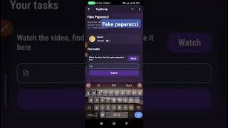 Fake paparazzi tapswapairdrop tapswapcodes tapswap [upl. by Adamik]