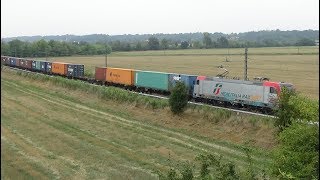 Treni MERCI deviati sulla Ge Voltri Ovada Alessandria 23 8 2019 [upl. by Rothmuller]