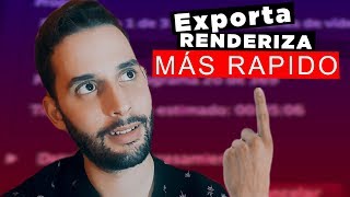 como EXPORTAR MÁS RÁPIDO en After Effects [upl. by Cornish867]