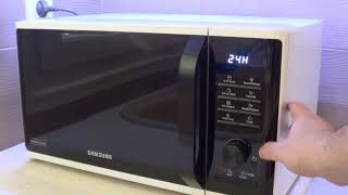 Samsung MS23K3515AW microwave oven English review [upl. by Cate897]