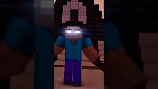 Herobrine 1 vs 1 minecraft animation youtubeshorts minecraft minecraftanimations [upl. by Anekam848]