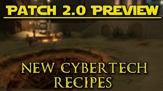 OSW  SWTOR Patch 20 Preview  New Cybertech Recipes [upl. by Cranford149]