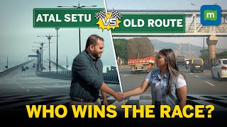 Atal Setu vs Old Route from Navi Mumbai to South Mumbai  Which Is Faster  Moneycontrol [upl. by Daisi]