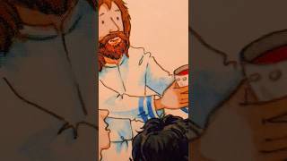 The Last Supper  Children’s Read Aloud Bible Stories youtubekids cartoon abcd english reels [upl. by Dag]