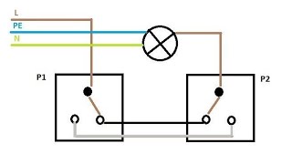 Podstawy elektryki  układ schodowy [upl. by Eelrak]