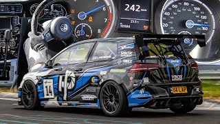 FULL SEND Driving 3 Race Circuits in 24hr 500BHP Big Turbo MK7 Golf R [upl. by Georgine]