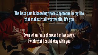 Even WhenThe Best Part Lyric Video  HSMTMTS S2  Olivia Rodrigo amp Joshua Bassett [upl. by Brodie]