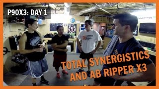 P90X3 Day 1 Total Synergistics and Ab Ripper X3 NC FIT CLUB [upl. by Minnie]