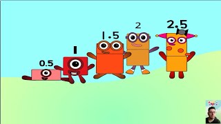 Numberblocks intro but halves [upl. by Lorilyn]