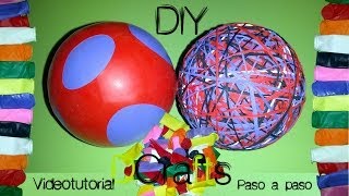 COMO HACER PELOTA DE GLOBOS SALTARINA QUE BOTA [upl. by Amalbena]