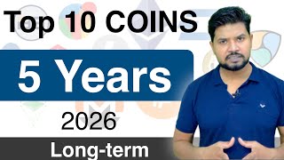 Top 10 coin for LongTerm  worlds most all time favourite for all crypto investor [upl. by Yenitsed]