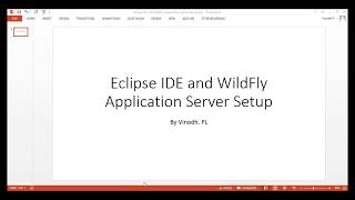 Eclipse IDE and WildFlyServer Setup by VPL [upl. by Coulson681]