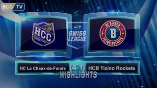 17102017 HC La ChauxdeFonds  HC Biasca Ticino Rockets 41 [upl. by Noryd]