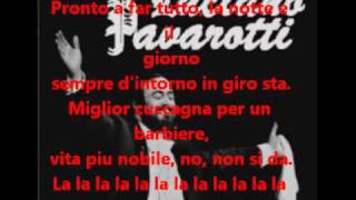 Barbiere di Siviglia with Lyrics [upl. by Isabelle574]