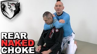 How to Apply TIGHTEST Rear Naked Choke for MMABJJ [upl. by Gnilyam]