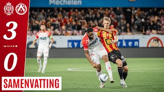 Speeldag 11  KV Mechelen  KV Kortrijk 30 [upl. by Janela]