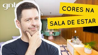 SALA DE ESTAR Como usar cores para dar vida a uma sala bege  Antes e Depois  Maurício Arruda [upl. by Inigo313]