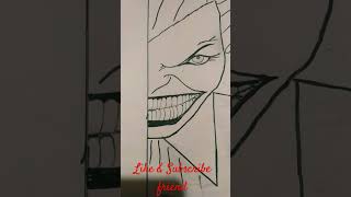 Joker pencil tutorial drawing art video joker drawingShortviral you tubevideotrendingreels [upl. by Festa717]