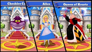 Welcome Screens ALICE IN WONDERLAND CHARACTERS  Disney Magic Kingdoms [upl. by Hanaj]