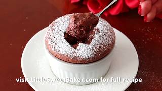 Chocolate Soufflé Easy Foolproof Recipe [upl. by Iblok]