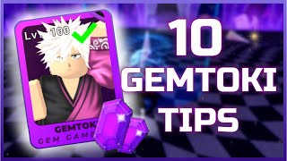 10 TIPS TO IMPROVE YOUR GEMTOKI GAMEPLAY  Death Ball [upl. by Urbanus]