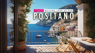 Walking tour 4K60 HDR  Positano Amalfi coast  Italy HDR [upl. by Annoel]