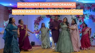 Family Dance Performance ❤️🕺  Bride’s Family  engagement dance marathi [upl. by Strong]