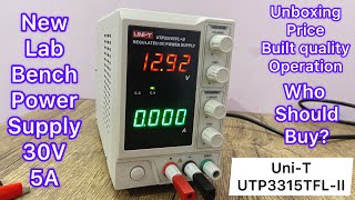 UniT UTP3315TFLII Lab bench power supply [upl. by Livingston]