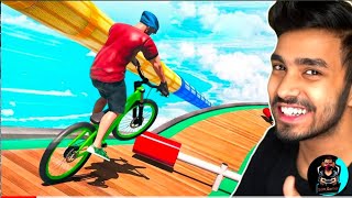 CYCLE STUNTS IS SUPER FUN FUNNY GAME 🎮 [upl. by Aible]