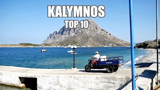 Kalymnos Greece  Top 10 BEST PLACES to VISIT [upl. by Atiken]